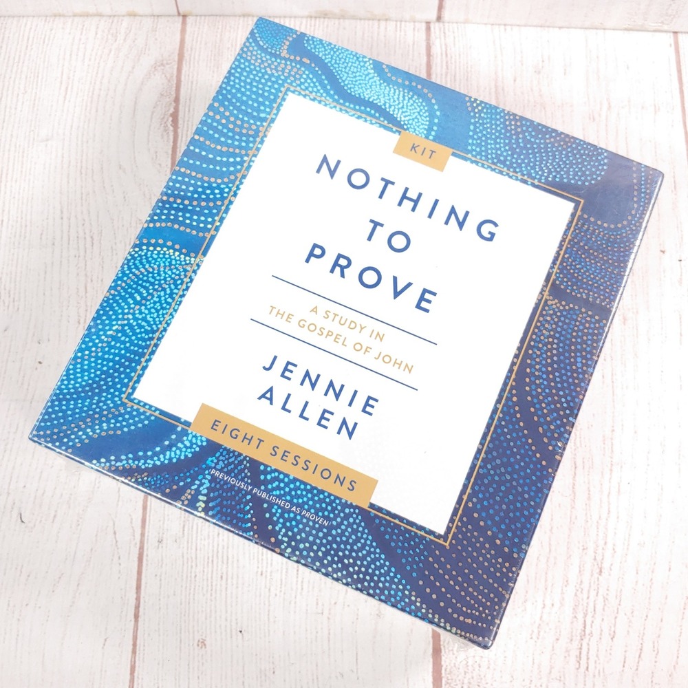 NEW SEALED - Jennie Allen Nothing to Prove - Gospel of John Bible Study Kit